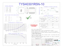TYS40301R5N-10 Datasheet Cover