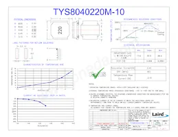 TYS8040220M-10數據表 封面