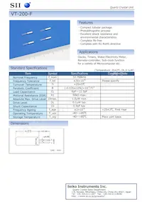 VT200F-12.5PF20PPM Datasheet Cover