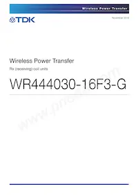 WR444030-16F3-G Datasheet Cover
