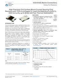 Y11190R40000D9W Datasheet Copertura