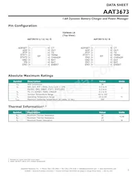 AAT3673IXN-4.2-1-T1 Datasheet Page 3