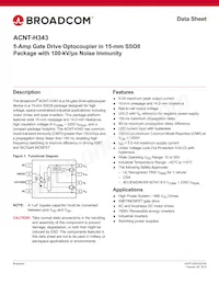 ACNT-H343-500E數據表 封面