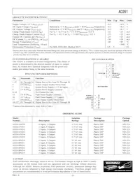 AD261BND-5 Datasheet Pagina 3