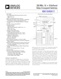 AD8111ASTZ Datenblatt Cover