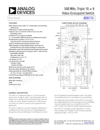 AD8175ABPZ Datasheet Cover