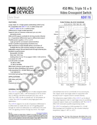 AD8176ABPZ Datasheet Cover