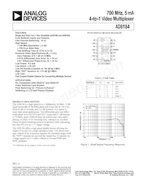 AD8184AR-REEL7 Datasheet Cover