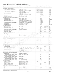 AD8185ARU-REEL7 Datasheet Page 2