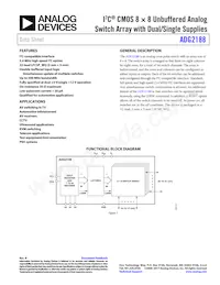 ADG2188YCPZ-HS-RL7 Datasheet Cover