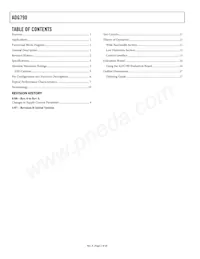 ADG790BCBZ-REEL Datasheet Page 2