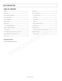 ADG799GBCPZ-REEL Datasheet Page 2