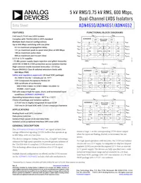 ADN4652BRSZ Datasheet Cover