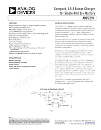 ADP2291ARMZ-R7 Datasheet Cover