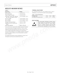 ADP5024ACPZ-R2 Datasheet Page 7