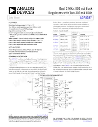 ADP5037ACPZ-2-R7 Datasheet Copertura