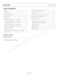 ADUM110N1BRZ-RL7 Datasheet Page 2