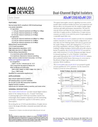 ADUM1200CR-RL7 Таблица данных Обложка