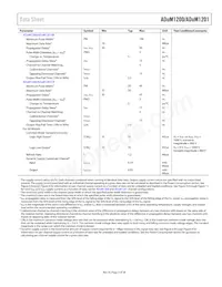 ADUM1200CR-RL7 Таблица данных Страница 5