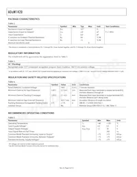 ADUM1420BRWZ-RL Datasheet Page 4