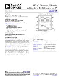ADUM3154BRSZ-RL7 Datasheet Cover