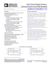 ADUM3211TRZ-EP-RL7 Datasheet Copertura