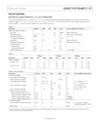 ADUM3211TRZ-EP-RL7 Datasheet Page 3
