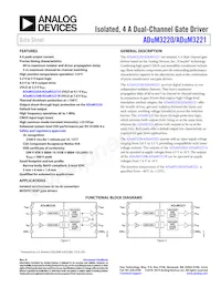 ADUM3221WBRZ Datasheet Cover