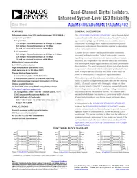 ADUM3401CRWZ-RL Datasheet Copertura