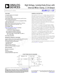 ADUM4121-1TRIZ-EPR Datasheet Cover