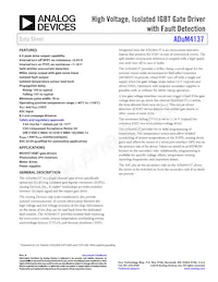 ADUM4137WBRNZ-RL Datasheet Cover