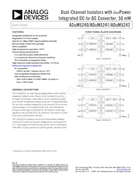 ADUM5240ARZ-RL7 Datasheet Copertura