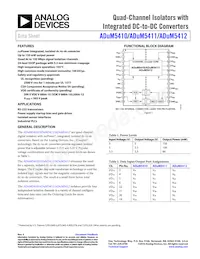 ADUM5410BRSZ-RL7 Datasheet Cover