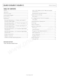 ADUM5410BRSZ-RL7 Datasheet Page 2