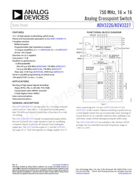 ADV3227ACPZ Datenblatt Cover