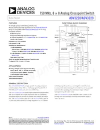 ADV3228ACPZ Datasheet Copertura