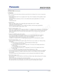 AN30185A-VL Datasheet Page 14