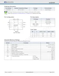 AOZ6185QT#A Datasheet Page 2