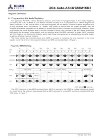 AS4C128M16D3-12BANTR Datasheet Pagina 12