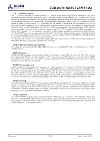 AS4C128M16D3-12BANTR Datasheet Page 17