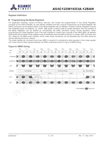 AS4C128M16D3A-12BANTR Datasheet Page 12