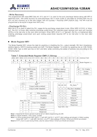 AS4C128M16D3A-12BANTR Datasheet Page 16