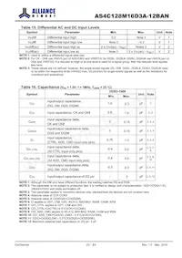 AS4C128M16D3A-12BANTR Datasheet Page 23