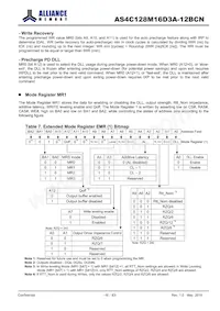 AS4C128M16D3A-12BCNTR數據表 頁面 16