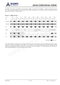 AS4C128M16D3A-12BINTR Datasheet Page 13