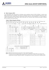 AS4C128M16D3L-12BANTR Datasheet Page 14