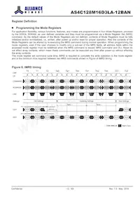 AS4C128M16D3LA-12BANTR Datasheet Page 12