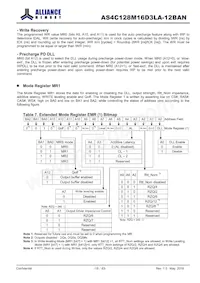 AS4C128M16D3LA-12BANTR Datenblatt Seite 16