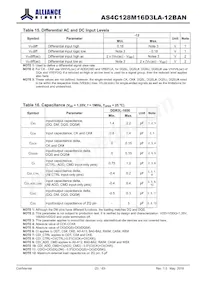 AS4C128M16D3LA-12BANTR Datasheet Page 23