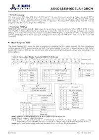 AS4C128M16D3LA-12BCNTR Datasheet Pagina 16